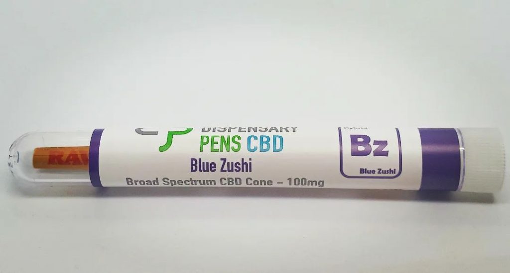 Blue Zushi 100mg Broad-Spectrum CBD & Terpene Infused Cone