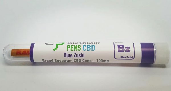 Dispensary Pens CBD – Blue Zushi 100mg Broad Spectrum CBD & Terpene Infused Cone