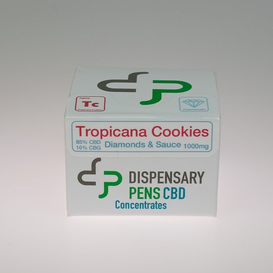 Dispensary Pens CBD - Tropicana Cookies 1000mg CBD Diamonds & Sauce