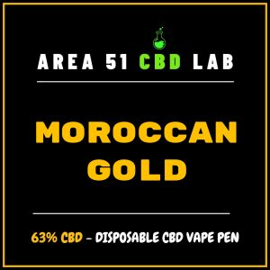 Moroccan Gold – 63% Broad Spectrum CBD Disposable Vape Pen
