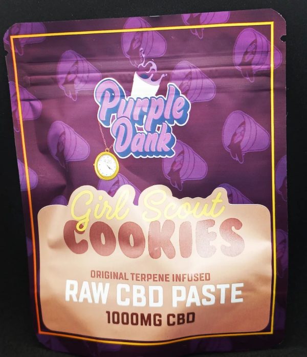 Purple Dank – Girl Scout Cookies 1000mg CBD Raw Paste With Natural Terpenes (BUY 1 & GET 1 FREE)