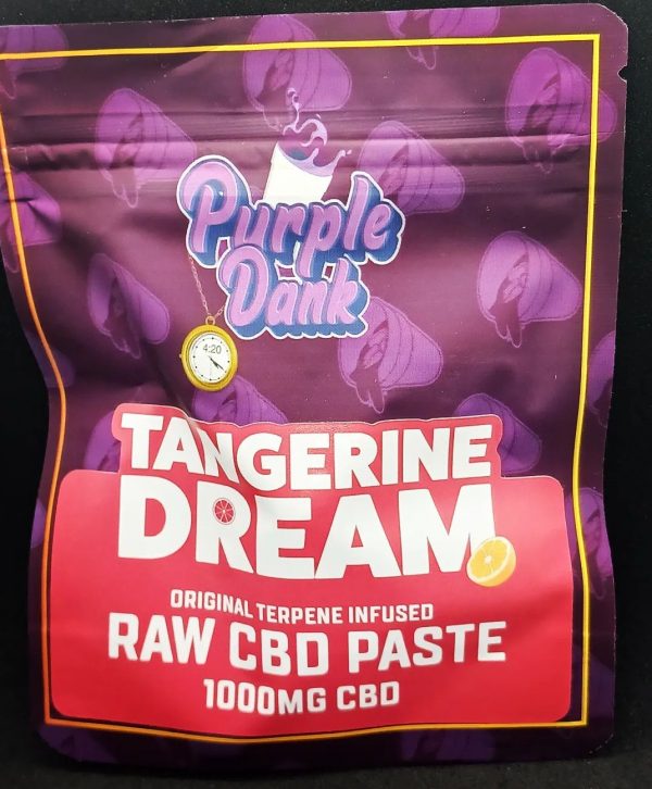 Purple Dank – Tangerine Dream 1000mg CBD Raw Paste With Natural Terpenes (BUY 1 & GET 1 FREE)