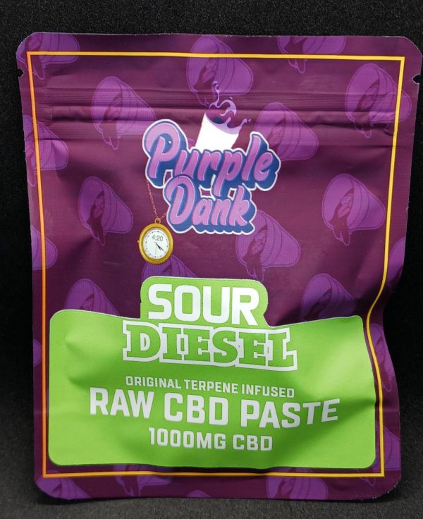Purple Dank – Sour Diesel 1000mg CBD Raw Paste With Natural Terpenes (BUY 1 & GET 1 FREE)
