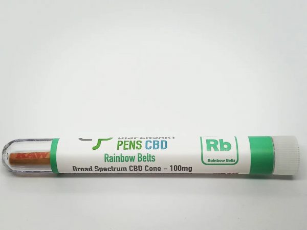 Dispensary Pens CBD – Rainbow Belts 100mg Broad Spectrum CBD & Terpene Infused Cone