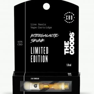 The Goods Intergalactic Skunk Live Resin 510 Cartridge 60% CBD 1.0ml