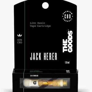 The Goods - Jack Herer Live Resin 510 Cartridge 60% CBD 1.0ml