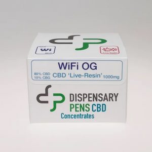 Dispensary Pens CBD - WiFi OG 1000mg CBD Broad Spectrum 'Live Resin'