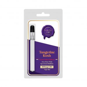 Purple Seal CBD – Tangerine Kush (Amsterdam Edition) Free Flow Wide Spectrum 800mg CBD Distillate Vape Pen