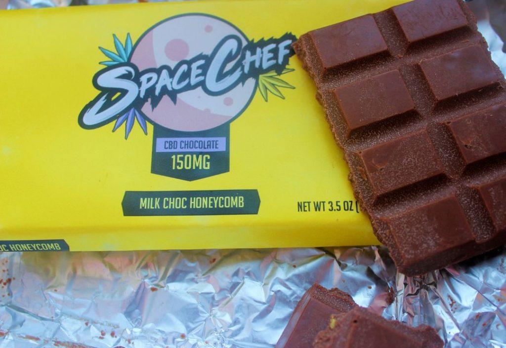 Space Chef 150mg CBD Chocolate Bars - Now Instock at Area 51 CBD Lab