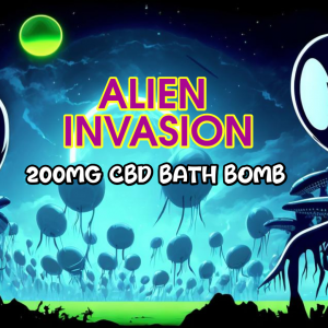 Alien Invasion 200mg CBD Bath Bomb Area 51 CBD Lab