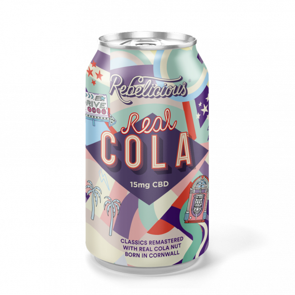 Rebelicious – 15mg CBD Drink – Real Cola