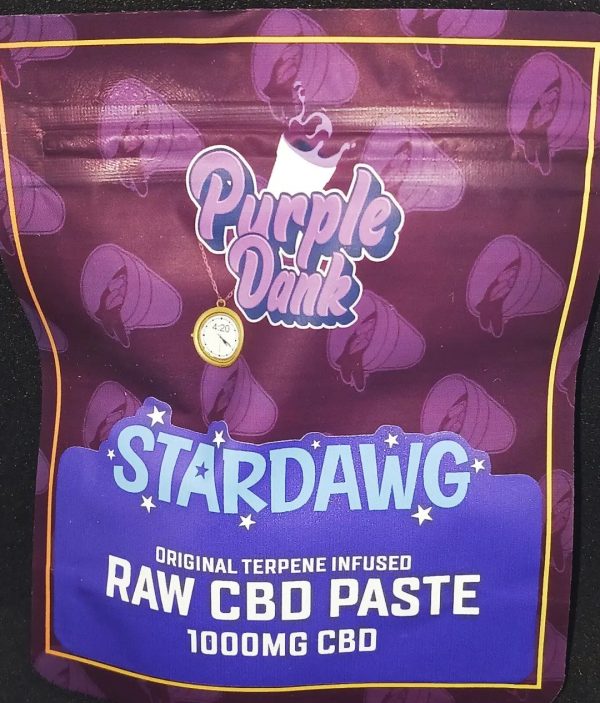 Purple Dank – Stardawg 1000mg CBD Raw Paste With Natural Terpenes (BUY 1 & GET 1 FREE)