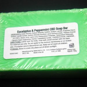 Eucalyptus & Peppermint - 300mg CBD Soap (Vegan & Handmade)