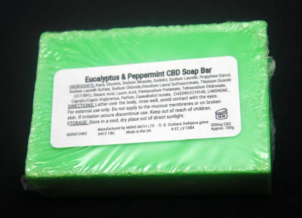 Eucalyptus & Peppermint - 300mg CBD Soap (Vegan & Handmade)