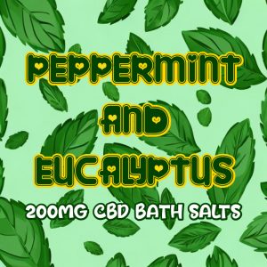 Peppermint & Eucalyptus - 200mg CBD Bath Salts