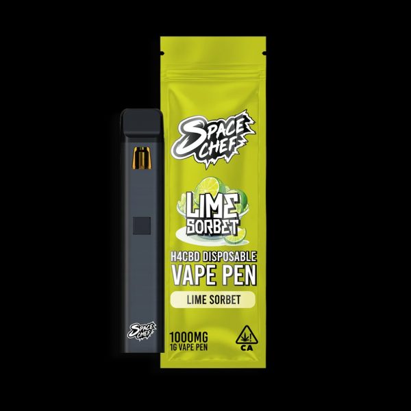 Space Chef – H4CBD 1000mg Disposable Vape Pen – Lime Sorbet