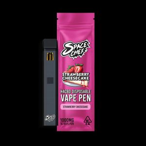 Space Chef - H4CBD 1000mg Disposable Vape Pen - Strawberry Cheesecake