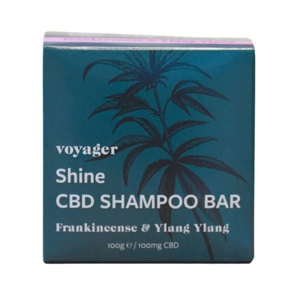 Voyager CBD - Shine CBD Shampoo Bar - Frankincense & Ylang Ylang - 100mg CBD