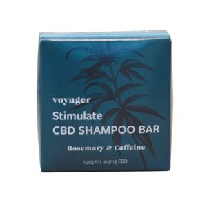 Voyager CBD - Stimulate CBD Shampoo Bar - Rosemary & Caffeine - 100mg CBD