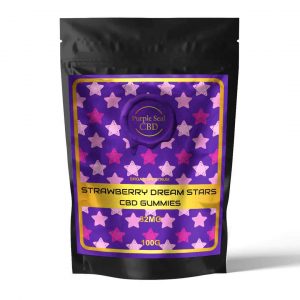 Purple Seal CBD – 32mg CBD Strawberry Dream Stars Gummies