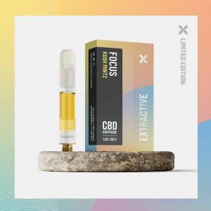 Extractive - Limited Edition - Kush Mintz - CBD Vape Cartridge - 60%+ Cannabinoids - 0.5g Uncut Oil